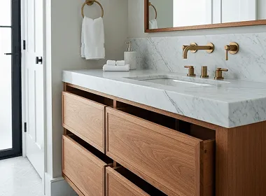 Badezimmer-Trends: Natürliche Materialien